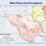 Ecoregion map of west Texas