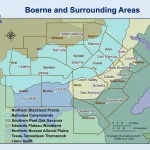 Map of ecoregions around Boerne Texas