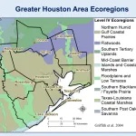 Map of ecoregions in Houston