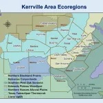 Map of ecoregions in Kerrville