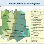 Map of ecoregions around North Central TX